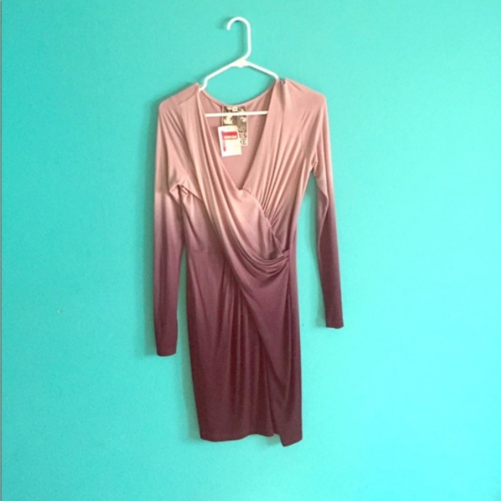 ❤SOLD❤ YOUNG FABULOUS & BROKE // ombre faux wrap - Picture 3 of 8